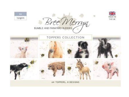 Bree Merryn Bumble & Farmyard Friends - A6 Toppers Online Hot Sale