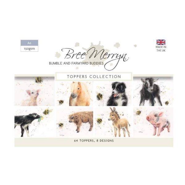 Bree Merryn Bumble & Farmyard Friends - A6 Toppers Online Hot Sale