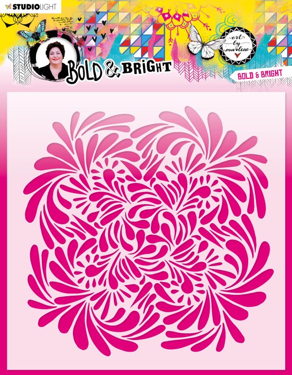 ABM Mask Bold & Bright Bold & Bright 200x200x1mm 1 PC nr.67 Fashion