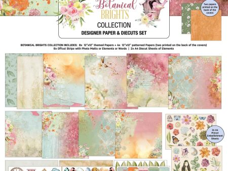 3Quarter Designs - Botanical  Brights - Scrapbook Collection For Sale