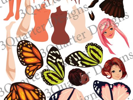 3Quarter Designs - Mini Project Sheets- Forest Fairies Online