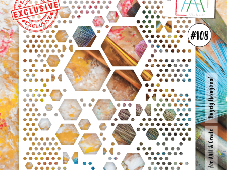 AALL and Create Stencil - 108 - Hugely Hexagonal Online now