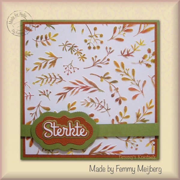 3D Embossing Folder Square - Branches & Berries For Discount