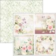 Ciao Bella Blooming Patterns Pad 12 x12  8 Pkg Supply