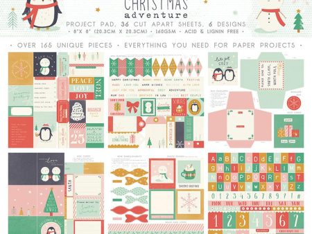 The Paper Boutique Christmas Adventure 8x8 Project Pad Fashion