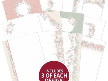 Forever Florals - Festive Rose Luxury Card Inserts Online