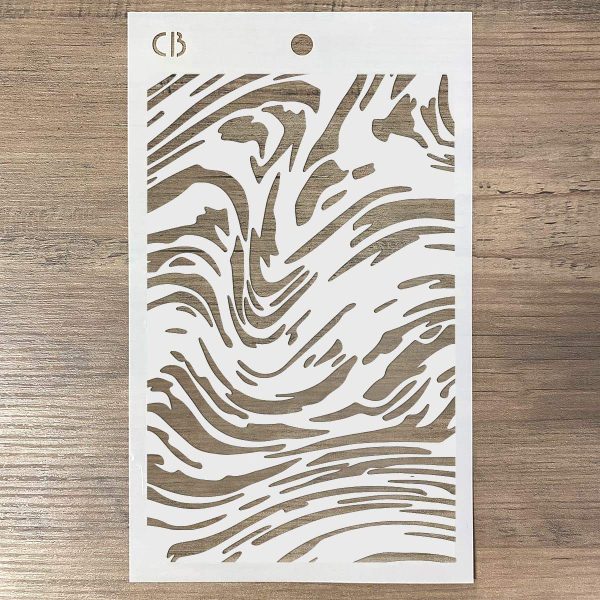 Ciao Bella Texture Stencil 5 x8  Marble on Sale