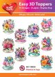 Easy 3D - Toppers Flowers In Cups Cheap