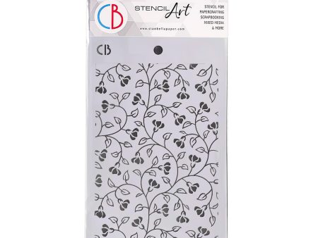 Ciao Bella Texture Stencil 5 x8  Flower Ramage Discount