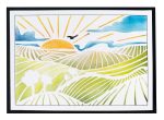 SL Mask Sunset Landscape Essentials 150x210x1mm 1 PC nr.106 Fashion