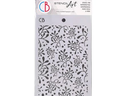 Ciao Bella Texture Stencil 5 x8  Mistletoe Online