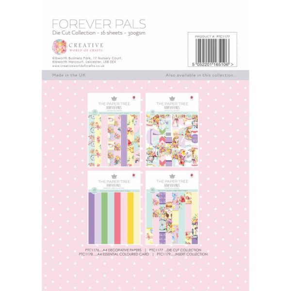 The Paper Tree Forever Pals A4 Die Cut sheets For Cheap