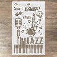 Texture Stencil 5 x8  Jazz For Cheap