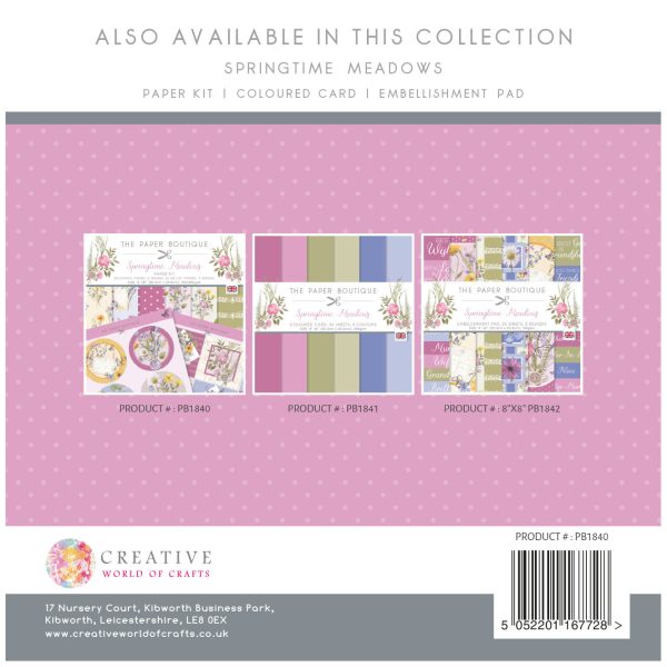 The Paper Boutique Springtime Meadows Paper Kit Online Sale