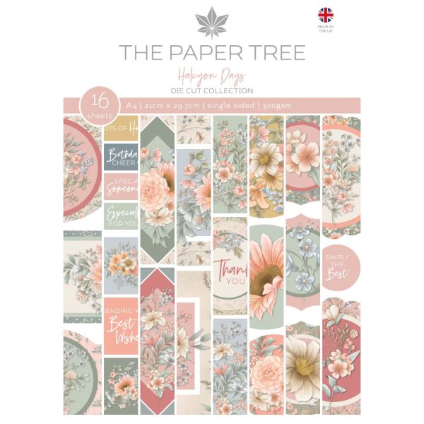 The Paper Tree Halcyon Days A4 Die Cut Sheets Online Hot Sale