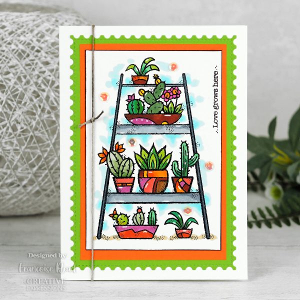 Woodware Clear Singles Indoor Garden 4 in x 6 in Stamp Fashion