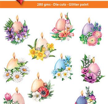 Easy 3D-Toppers Easter Candles Sale