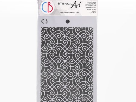 Ciao Bella Texture Stencil 5x8 Harmony For Cheap