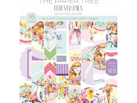 The Paper Tree Forever Pals A4 Die Cut sheets For Cheap