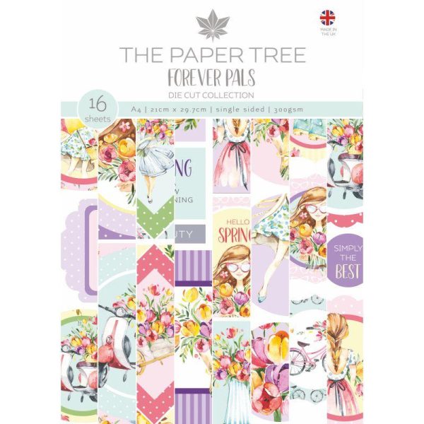 The Paper Tree Forever Pals A4 Die Cut sheets For Cheap