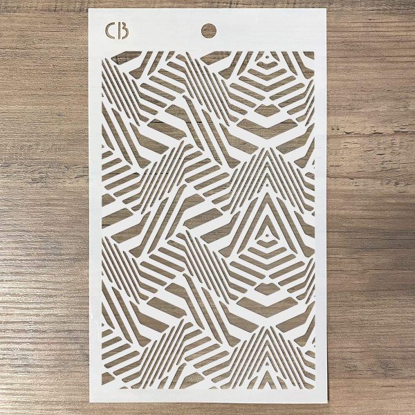 Ciao Bella Texture Stencil 5 x8  Angles on Sale