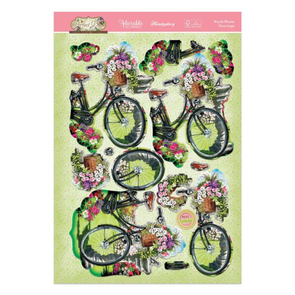 Perfect Days Deco-Large Set - Bicycle Blooms Online now