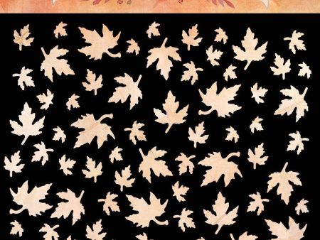 SL Mask Falling Leaves Beauty Of Fall 150x150mm nr.35 Fashion