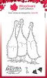 Woodware Clear Singles Fuzzie Friends Morris, James & Bill the Ducks 4 in x 6 in Stamp For Cheap