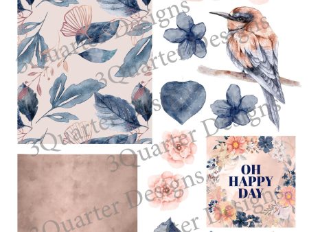 3Quarter Designs Happy Day Mini Project Sheet Hot on Sale