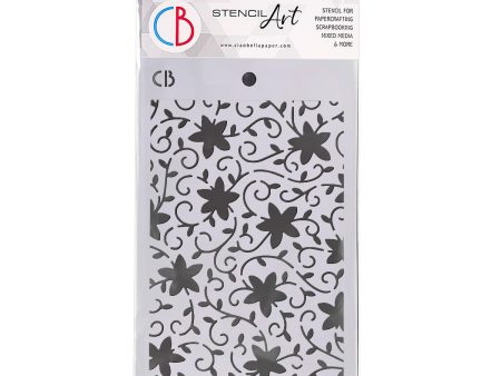 Ciao Bella Texture Stencil 5 x8  Corinth For Cheap