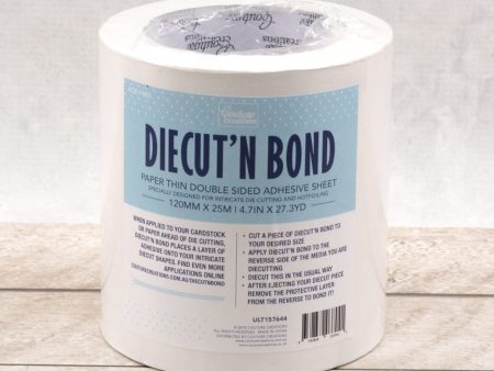 Couture Creations - Diecut N Bond (Tape) 25m x 12cm (82 ft x 4.72 inches) For Discount