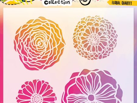 ABM Mask Floral Quartet Mixed-Up Collection 200x200x1mm 1 PC nr.133 Supply