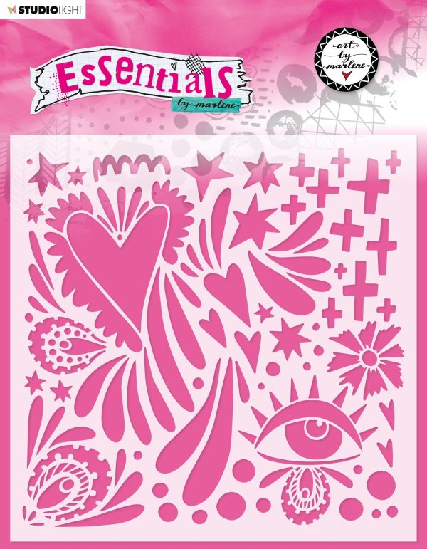 ABM Mask Quirky Love Essentials 200x200mm nr.48 Online