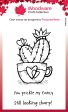 Woodware Clear Singles Heart Cactus 3.8 in x 2.6 in Stamp For Cheap