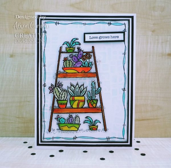 Woodware Clear Singles Indoor Garden 4 in x 6 in Stamp Fashion