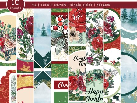 The Paper Tree Winter Berries A4 Die Cut sheets Discount