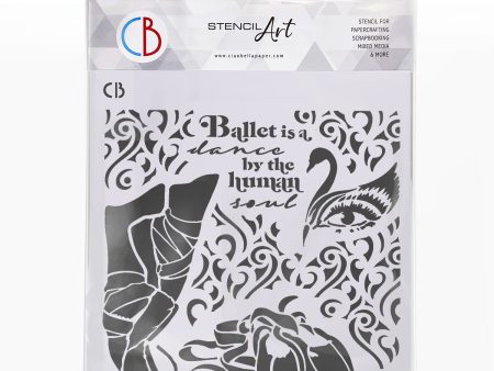 Ciao Bella Texture Stencil 8x8 Dance By The Human Soul Online Hot Sale