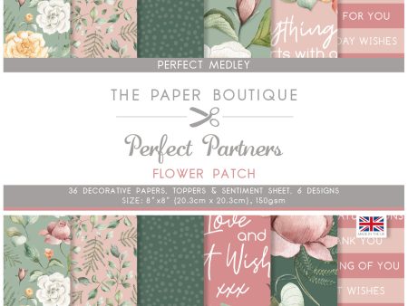 The Paper Boutique Perfect Partners Flower Patch 8 in x 8 in Medley Online Hot Sale