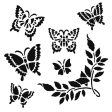 Creative Expressions Graceful Butterflies 7 in x 7 in Stencil Online Hot Sale