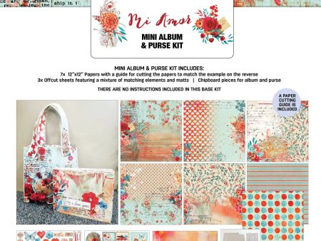 3Quarter Designs - Mini Album & Purse Kit - Mi Amor Discount