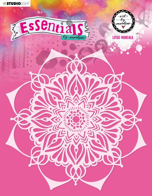 ABM Mask Lotus Mandala Essentials 200x200x1mm 1 PC nr.72 For Cheap